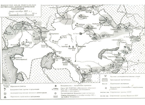 Казахстан после Февральской буржуазно-демократической революции (март-октябрь 1917 г.)