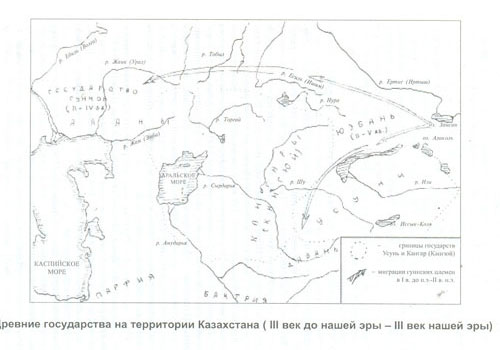 Қазақстан территориясындағы ежелгі мемлекеттер (III ғ.б.з.б III ғ.б)