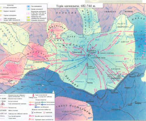 682-744 жж. Түрік қағанаты